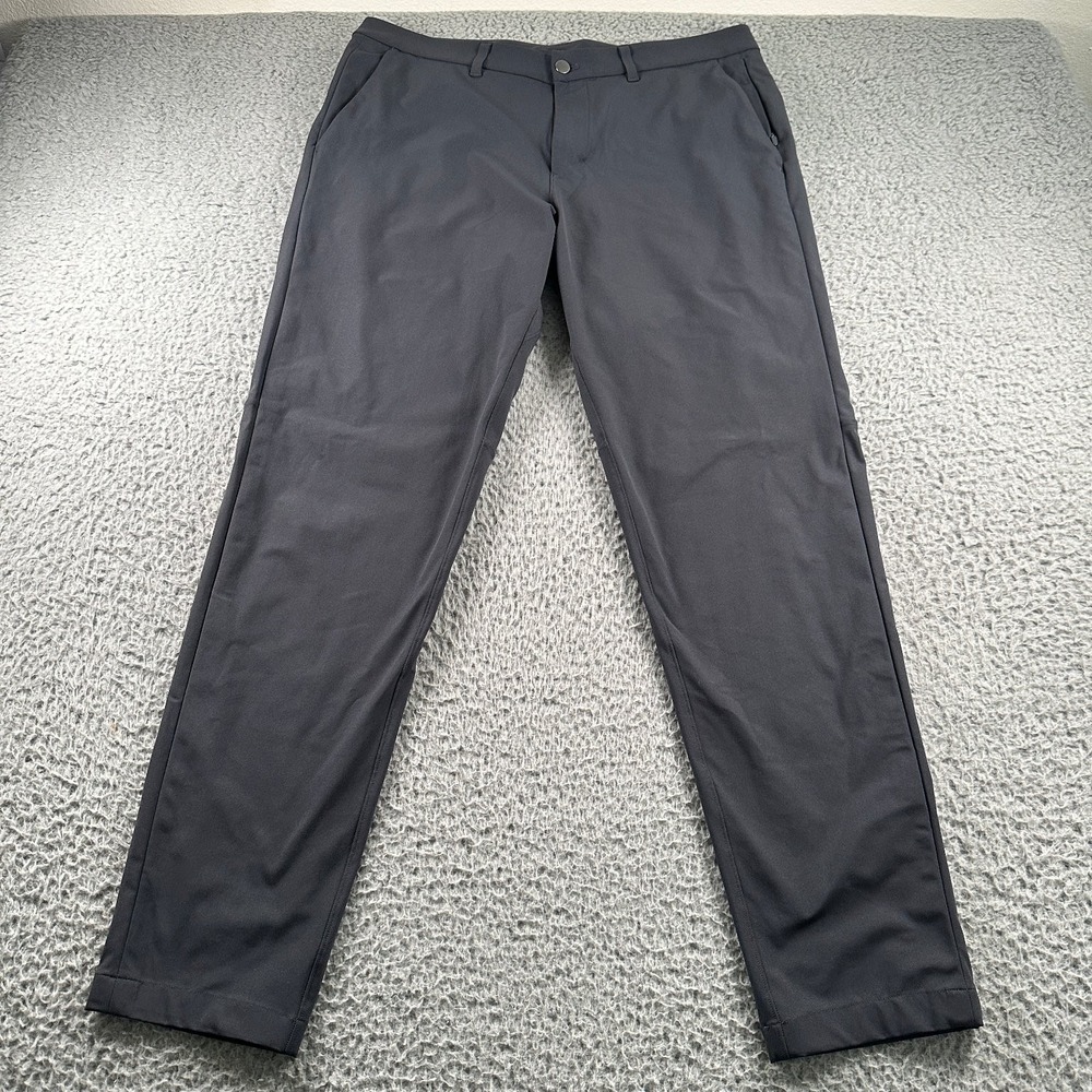 Lululemon Men's‎ Commission Pants Size 36 Gray Stretch Performance Travel Golf